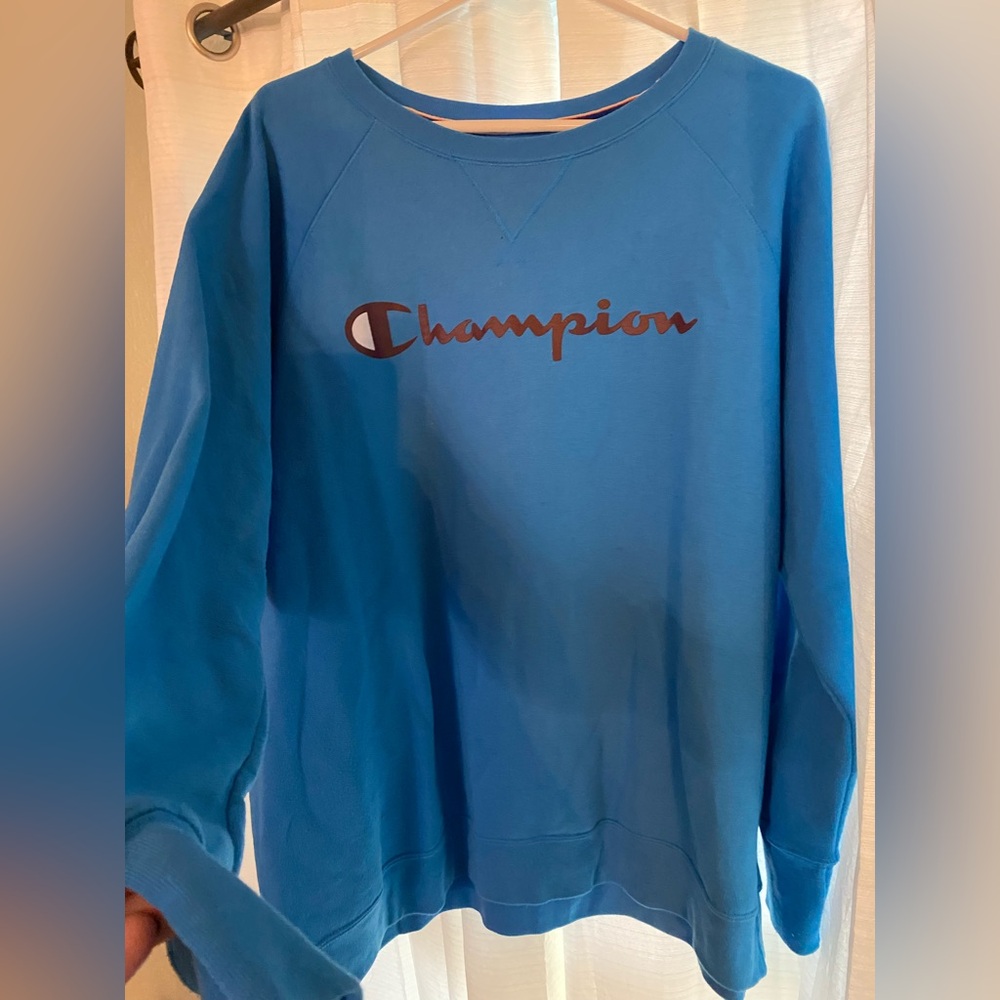 Champion blue sweatshirt